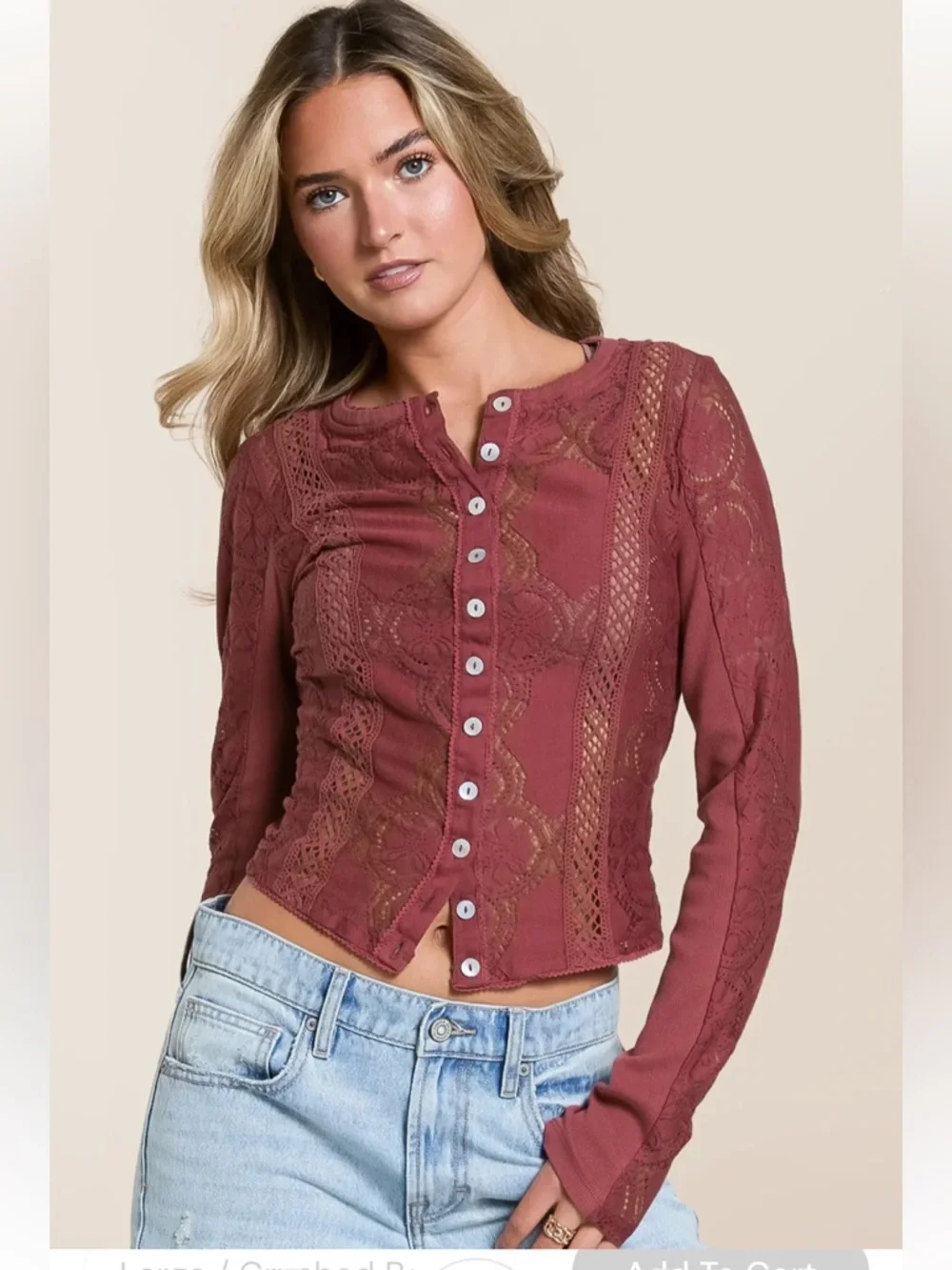 NWT Free People Jae Button-Up Top